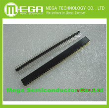 10 peças faixa de cabeçalho de pino 2x40 pinos 2.54mm, linha dupla + 10 peças de circuitos integrados de tomada novo conector 2024 - compre barato