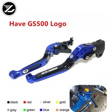 Have GS500 Logo For SUZUKI GS 500 GS500 1989-2008 Motorcycle Folding Extendable Brake Clutch Levers Motorbike Brakes 2024 - buy cheap