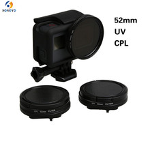 3 in1 Lens Filter 52mm UV / CPL Filter +UV CPL Lens Protective Cap+Adapter ring for Gopro Hero 5 6 Action Camera Accessories 2024 - buy cheap