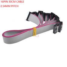 5 шт., диагональ кабеля 30 см, 2,54 мм, 16P 2024 - купить недорого