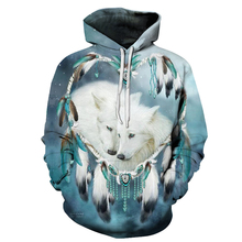 EU Size Wolf Sweatshirt Unisex Hoodies 3D Printed Hoody Men Women Tracksuits Autumn Winter Coat Hooded Clothing Streetwear Coat 2024 - buy cheap