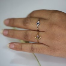 simple cheap high quality single evil eye ring gold color Midi Pinky rings 2024 - buy cheap