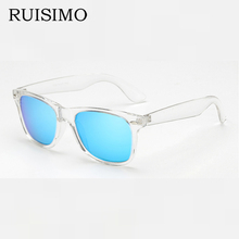 Мужские и женские солнцезащитные очки RUISIMO, Ретро стиль, поляризационные солнцезащитные очки с зеркальными линзами, uv400, Ретро стиль 2024 - купить недорого