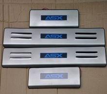 High quality Stainless steel LED Slim scuff plate/door sill Car styling for 2011-2015 Mitsubishi ASX 2024 - buy cheap