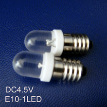 Luz de sinal de led, de alta qualidade, dc4.5v, e10, e10, luz indicadora de led e10, lâmpada para instrumento, frete grátis, 20 lâmpadas 2024 - compre barato