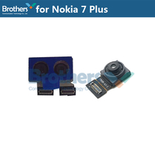 Cámara trasera para Nokia 7 Plus frente pequeña cámara para Nokia 7 Plus Cámara Grande Cable Flex de teléfono de reemplazo de parte de trabajo Original 2024 - compra barato