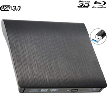 Bluray-unidad de DVD externa USB 3,0, Combo de Blu-ray, BD-ROM, reproductor 3D, grabador de DVD RW para ordenador portátil, Mac, PC, HP, ACER, DELL 2024 - compra barato