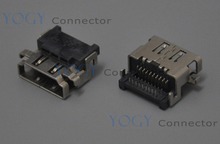 Conector HDMI hembra para placa base de ordenador portátil, accesorio de ajuste de enchufe para Lenovo U310 U410 U430 Gateway NV570 Asus serie K55N, 10x 2024 - compra barato