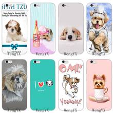 lovely Shih Tzu puppy dogs Soft phone case For Xiaomi Mi A2 8 SE Lite Mix Max 3 6X Redmi Note 6 6A Pro S2 Pocophone F1 2024 - buy cheap