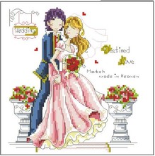 Embroidery Package Hot Sell Best Quality  Cross Stitch Kits Wedding Destined Love Free Shipping 2024 - buy cheap