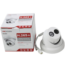 Камера видеонаблюдения Hikvision, купольная инфракрасная сетевая камера с фиксированным купольным питанием, 4 МП, с функцией ночного видения 2024 - купить недорого