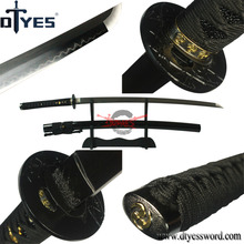 DTYES T10 Carbon Steel Clay Tempered Real Hamon Japanese Samurai Katana Sword Full Tang No-Hi Blade Sharp Battle Ready 2024 - buy cheap