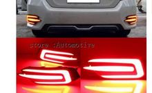 2pcs For Honda Civic 2016 2017 LED DRL Rear Bumper tail light fog lamp Brake Lights Signal lamp DRL reflector 2024 - buy cheap