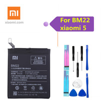 Bateria original de substituição para xiaomi mi5 mi 5, embalagem de varejo xiaomi bateria bm22 3000mah alta capacidade + ferramentas 2024 - compre barato