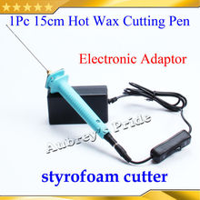 Free Shipping Craft Hot Knife Styrofoam Cutter 1Pc 15CM Pen CUTS FOAM KT Board WAX Cutting Machine Transformer Adaptor EU plug 2024 - buy cheap