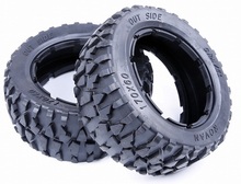 Front Wheel Macadam Gravel Tyre Set for 1/5 Scale HPI ROVAN KM Baja 5B 5T SS 2024 - buy cheap