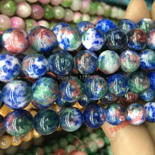 Frete grátis contas de joia redondas macias coloridas miçangas joia para fazer joias bracelete faça você mesmo 2024 - compre barato