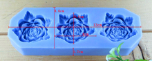 Free shipping Roses flowers Modelling fondant silicon mold chocolate cake decoration silicone mold silicone mold 2024 - buy cheap