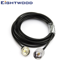 Eightwood антенна для грузовика антенный адаптер кабель в сборе UHF мужской PL-259 pl259 к NMO Соединительный кабель RG58 5 м 2024 - купить недорого