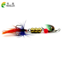 1pcs 6.3cm 5.7g metal trolling spinnerbaits wobbler pike carp trout perch catfish fishing baits pesca sequins fishing tackles 2024 - buy cheap