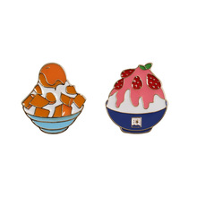 1pcs New Lovely Badge Cute Collor IceCream Enamel Brooch Clothing Cartoon Pins Badge Child Metal Brooches Jewelry Gift for Girls 2024 - buy cheap