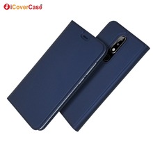 For Nokia 5.1 Plus Case ultra-thin magnetic pu leather wallet flip stand case cover for nokia 5.1 plus case covwe 2024 - buy cheap