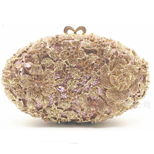 Bolsa de mão feminina dourada, bolsa de mão de prata vestido de noite carteira feminina, bolsas de mão luxuosas de cristal, bolsa de festa feminina 2024 - compre barato