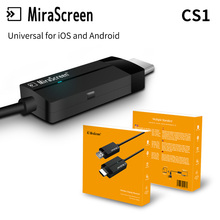 Новинка ~ cs1 Miracreeen Smart 1080P wifi дисплей Miracast донгл приемник DLNA HDMI беспроводной экран зеркальное подключение телефона к телевизору 2024 - купить недорого