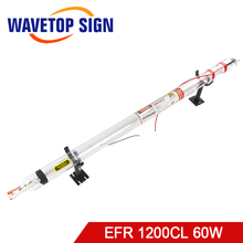 EFR Laser Tube 60W 1200CL Length 1200mm Dia.55mm Power 60W CO2 Laser Tube Use for Laser Engraving and Cutting Machine 2024 - buy cheap
