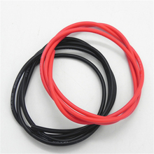 Cable de silicona suave de cobre estañado para construcción, Cable Conductor rojo de 1M, negro + 1M, 12AWG, lote de 50 Uds. 2024 - compra barato