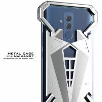 Luxo Metal de Alumínio Tampa Do Caso Huawei Maimang 7 Poderosa Armadura À Prova de Choque Metal Case Bumper Quadro Capa Huawei Companheiro 20 Lite 2024 - compre barato