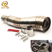 Universal 51mm Modified Motorcycle Exhaust Pipe GP DB Killer Escape Slip on Muffler For Yamaha R1 R3 R6 YZF1 YZF6 XJ6 Mt07 CB400 2024 - buy cheap