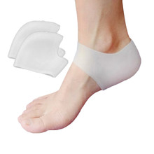 1 шт./2 шт. (1 пара) Новые силиконовые Увлажняющие гелевые пяточные носки, искусственная стопа 2024 - купить недорого