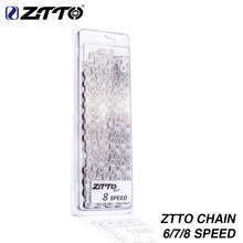 ZTTO-Piezas para bicicleta de montaña y carretera, cadena duradera de alta calidad, 6, 7, 8, 18, 21, 24 velocidades, sistema K7 2024 - compra barato