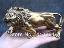 Estatua de bronce de León para hombre, hermosa y rara 2024 - compra barato
