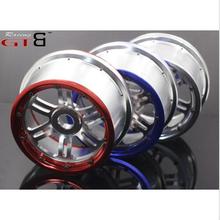 full alloy CNC Wheel Set wheel hub rim with outter and inner beadlock lock for Losi 5ive-T 5t 4pcs 1/5 rc car gas 2024 - buy cheap