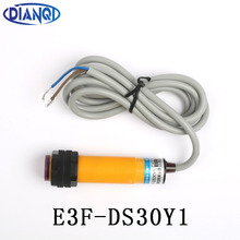 Sensor de interruptor fotoeléctrico difuso DIANQI E3F-DS30Y1 AC sin diámetro 18mm Distancia 10-30cm Transductor de reflexión difuso 2024 - compra barato