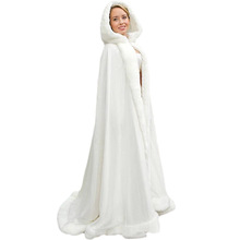 Winter Women Wraps Cape Faux Fur Wedding Coat Suit Jacket for Bridal Custom Size Cloaks Wrap Shawl Stole 2024 - buy cheap