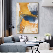 Warm Color Modern Abstract Canvas Painting Acrylic Oil Painting Wall art Pictures For Living Room Home caudros decoracion01 2024 - buy cheap