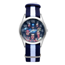 Relojes de estilo de dibujos animados a la moda para mujeres, niñas, estudiantes, niños, correa de nailon, reloj de pulsera de cuarzo Clcok JC44 2024 - compra barato