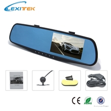 4.3 inch 1080P HD Car Rearview Mirror Camcorder Dual Camera 140 Degree Wide Angle Lens Support 32GB TF Card Free shipping 2024 - buy cheap