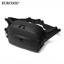EURCOOL Multifunctional Waist Bag Men's Chest Pack For Money Belt Bags Travel Crossbody Bags Male USB Charging Waist Pack n1900 2024 - buy cheap