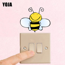 YOJA Kids Bedroom Decor Animal Bee Switch Sticker Wall Decal PVC 12ss0192 2024 - buy cheap