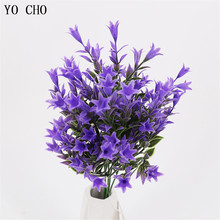 YO CHO Artificial Flowers lily of the valley for wedding decoration Real Touch  plastic flower bouquet  Green Grass Plants 2024 - buy cheap