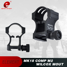 Element-linterna táctica MK18 comp M2, montaje Wilcox carril Weaver para M2/M3 Picatinny, montaje táctico adaptador Weaver carril EX035 2024 - compra barato