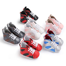 Spring and Autumn 0-1 years old baby high to help breathable casual sports soft bottom shoes non-slip baby toddler shoes 2024 - buy cheap