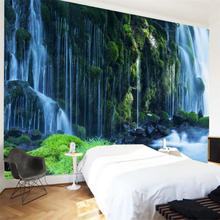 Beibehang papel de parede personalizado grande mar cachoeiras fundo tv sala de estar quarto pinturas decorativas 2024 - compre barato