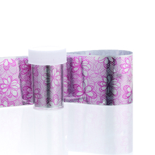 Rollo de pegatinas de encaje rojo rosa para uñas, láminas para decoración de uñas artesanales, lámina de belleza, 4x100cm, 1 rollo 2024 - compra barato
