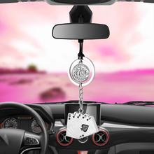 Pingente de Poker do Casino Charme Da Decoração do Automóvel Auto Interior do carro Espelho Retrovisor Pendurado Ornamentos Estilo Legal do metal de Luxo 2024 - compre barato