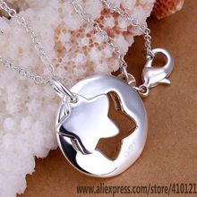 P016_2 Lucky Charm Silver Color Pendants For Women Jewelry Necklace Girl Lady Accessories Fashion Pendant Couple Star /firan 2024 - buy cheap